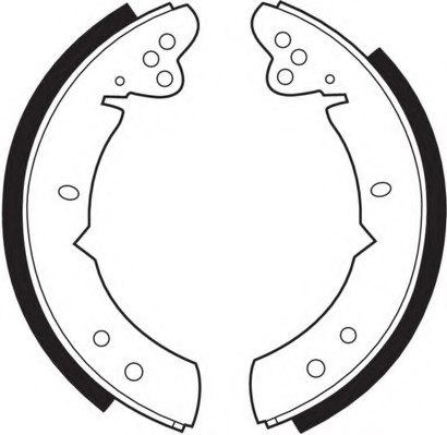 NECTO N1556 Brake Shoe Set